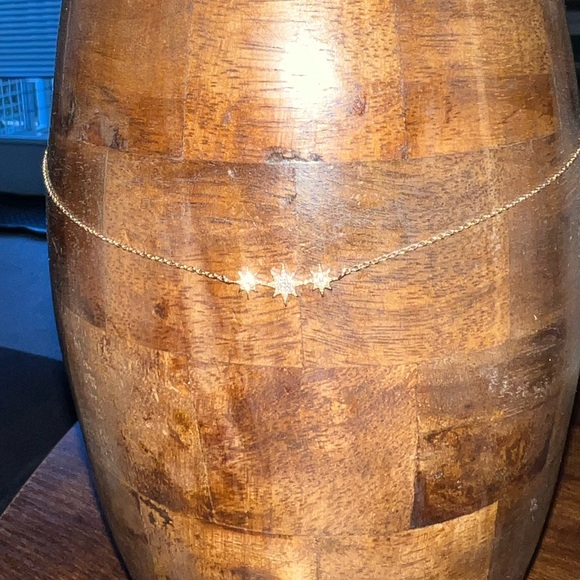 Anzie North Star Micro Bar Necklace Diamond - Picture 4 of 6